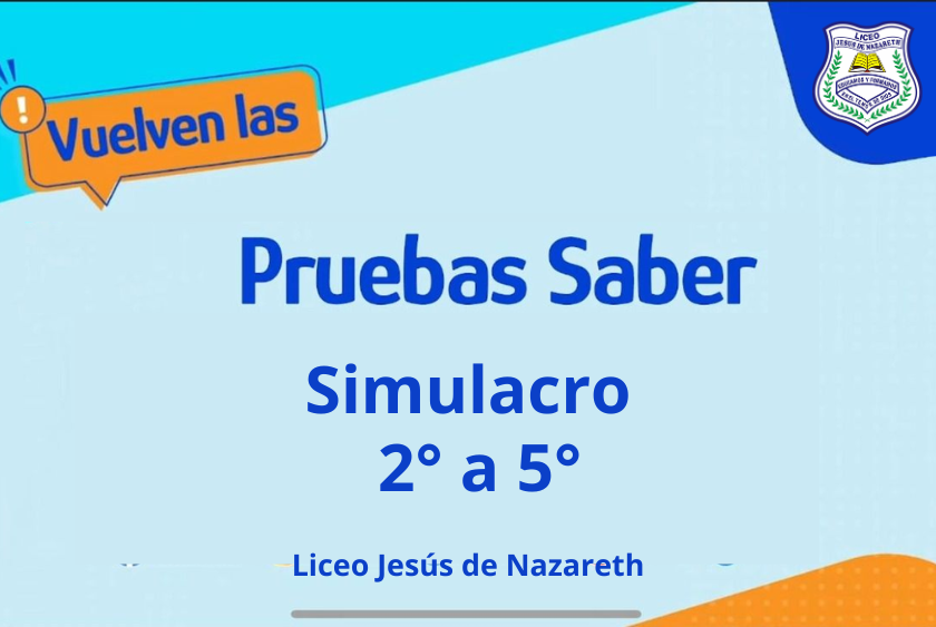 ilustración sobre el simulacro saber en el liceo Jesús de Nazareth