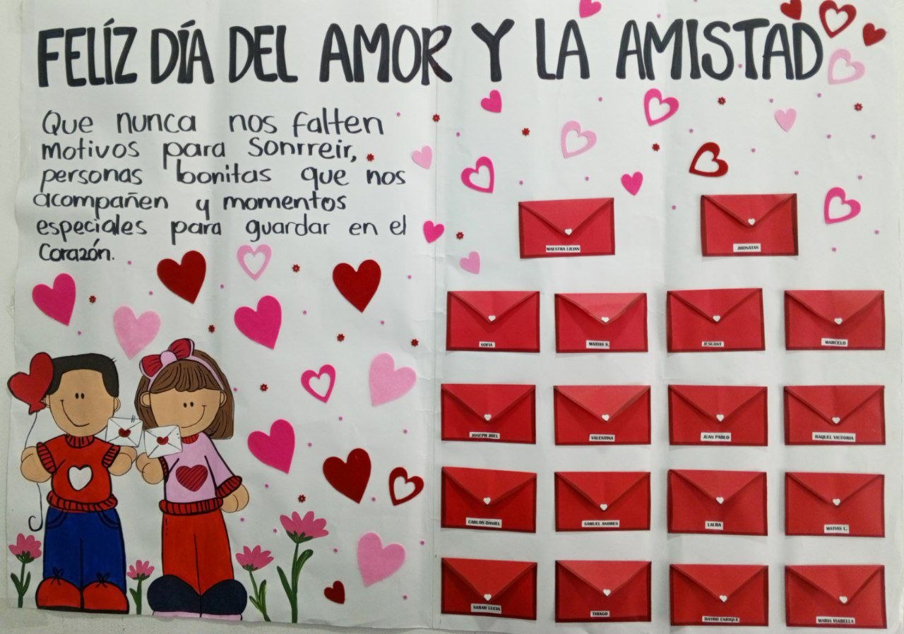 feliz dia de amor y amistad